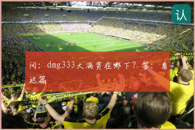 问：dmg333大满贯在哪下？答：看这篇